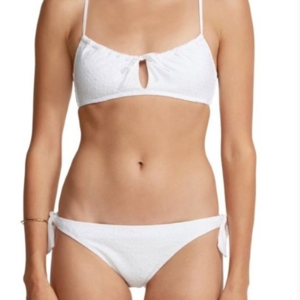 Kisuii white bikini set size medium